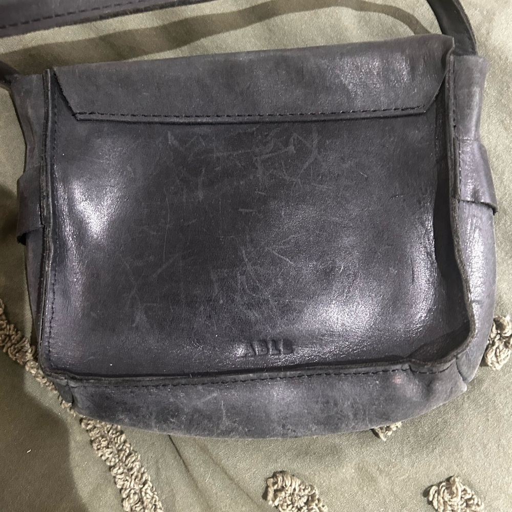 Black Leather Men's Bag